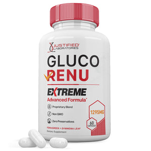 1 bottle Glucorenu Extreme Formula 1295MG