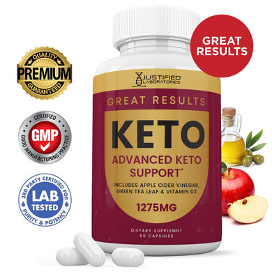Excellents résultats Pilules Keto ACV 1275MG