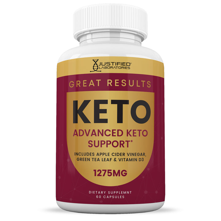 Front facing image of Great Results Keto ACV Pills 1275MG