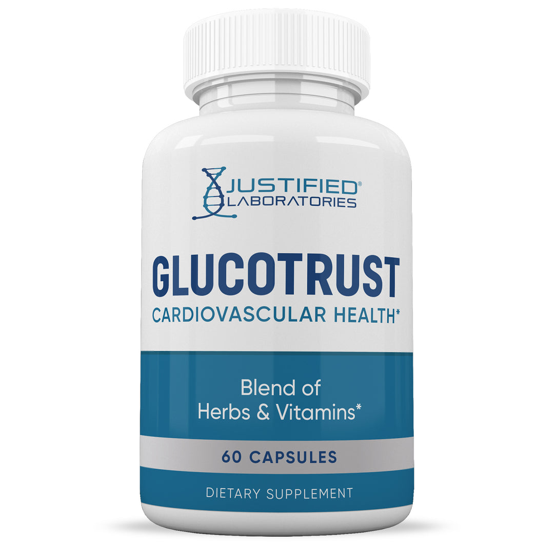 Front facing image of Glucotrust Premium Formula 688MG
