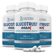 Load image into Gallery viewer, 3 bottles of Glucotrust Max Advanced Formula 1295MG&#39;