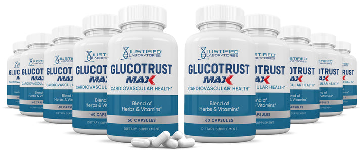 10 bottles of Glucotrust Max Advanced Formula 1295MG