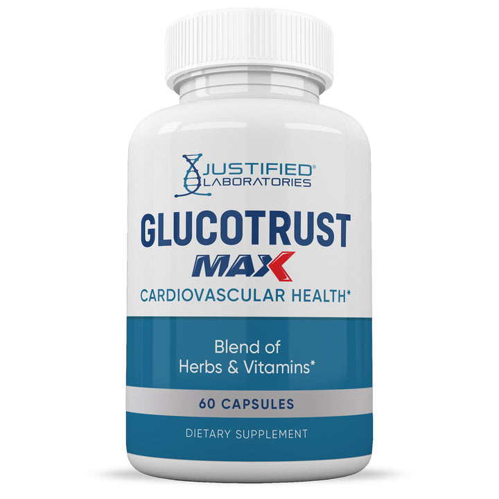 Front facing image of Glucotrust Max Advanced Formula 1295MG