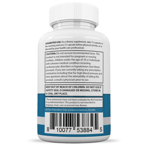 Suggested use and warnings of Glucotrust Max Advanced Formula 1295MG