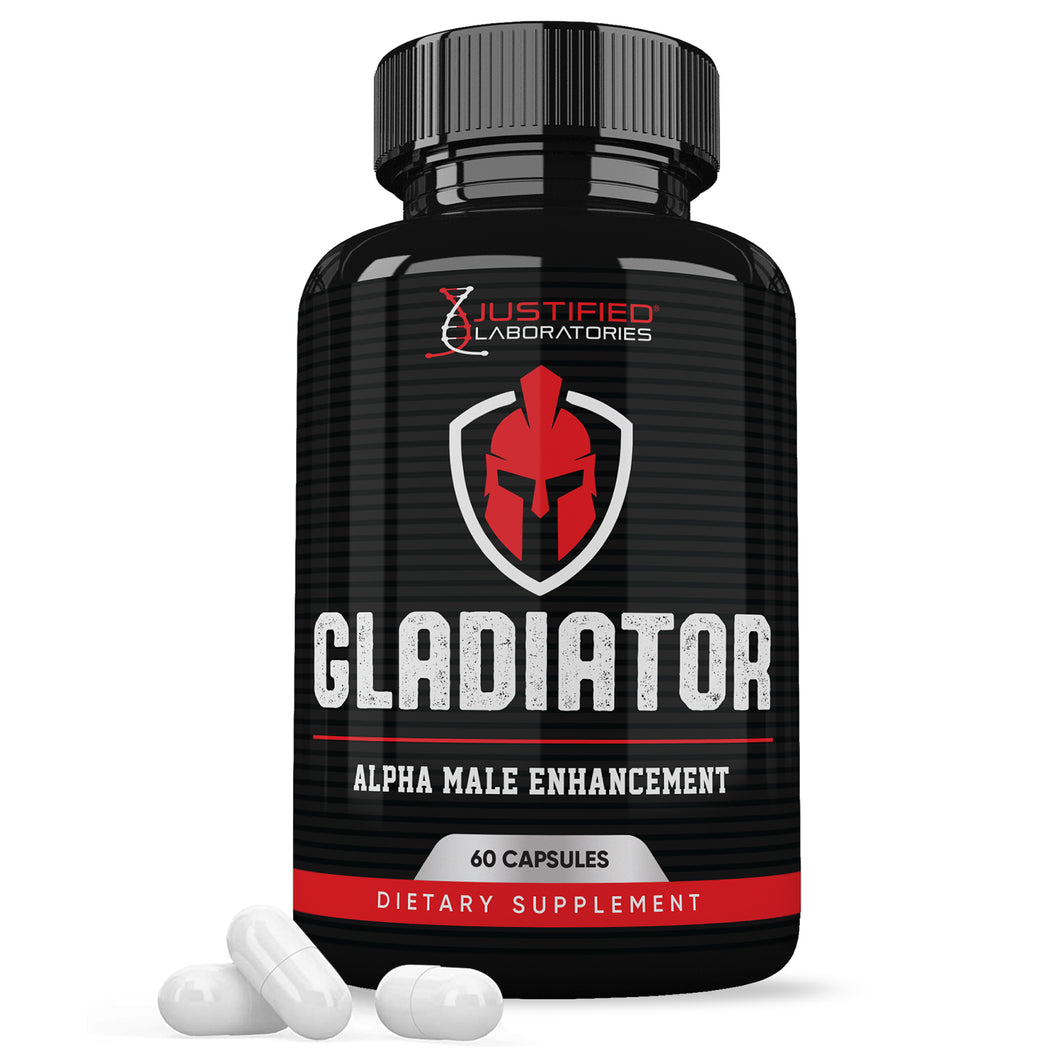 1 bottle of Gladiator Alpha Men's Health Supplement 1484mg