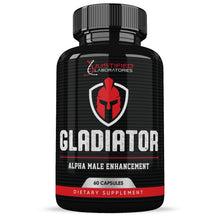 Cargar imagen en el visor de la Galería, Front facing image of Gladiator Alpha Men&#39;s Health Supplement 1484mg