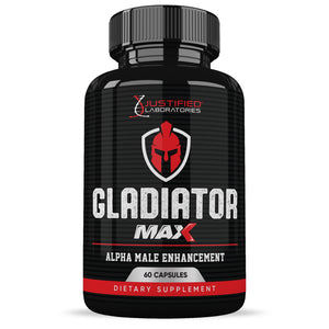 Front facing image of Gladiator Alpha Max Men’s Health Supplement 1600MG