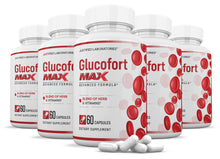 Load image into Gallery viewer, 5 bottles of Glucofort Max Advanced Formula 1295MG