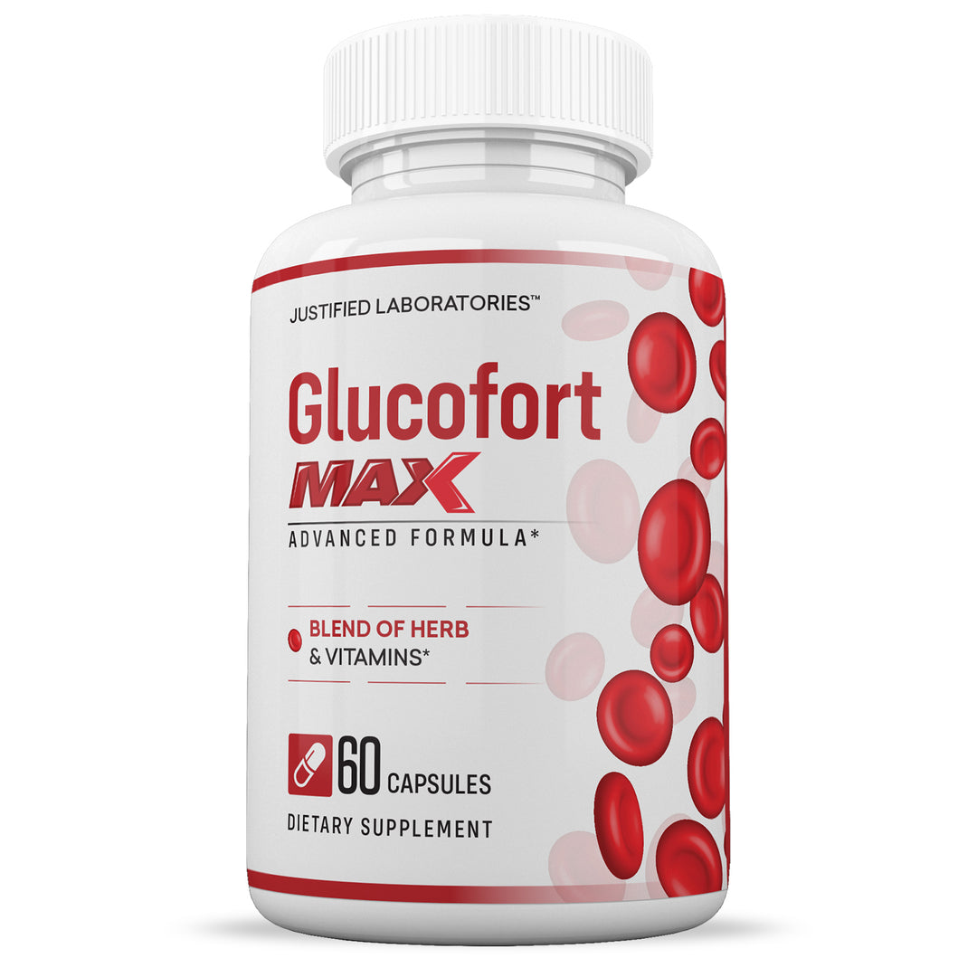 Front facing image of Glucofort Max Advanced Formula 1295MG
