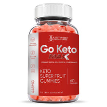 Cargar imagen en el visor de la Galería, front facing of Go Keto Max Super Fruit Gummies