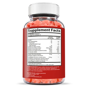 Supplement Facts of Go Keto Max Super Fruit Gummies