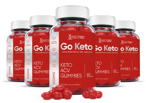 5 bottles of Go Keto ACV Gummies