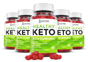 5 bottles Healthy Keto ACV Gummies