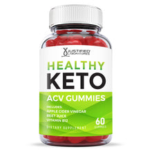 Load image into Gallery viewer, front side of Healthy Keto ACV Gummies