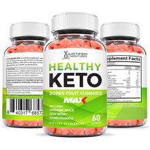 Cargar imagen en el visor de la Galería, all side of the bottle of Healthy Keto Max Gummies
