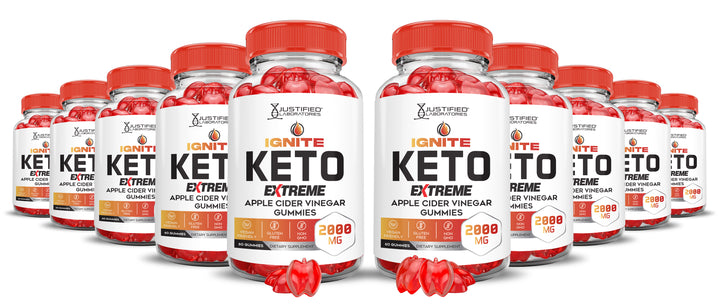 2 x Stronger Ignite Keto ACV Gummies Extreme 2000mg