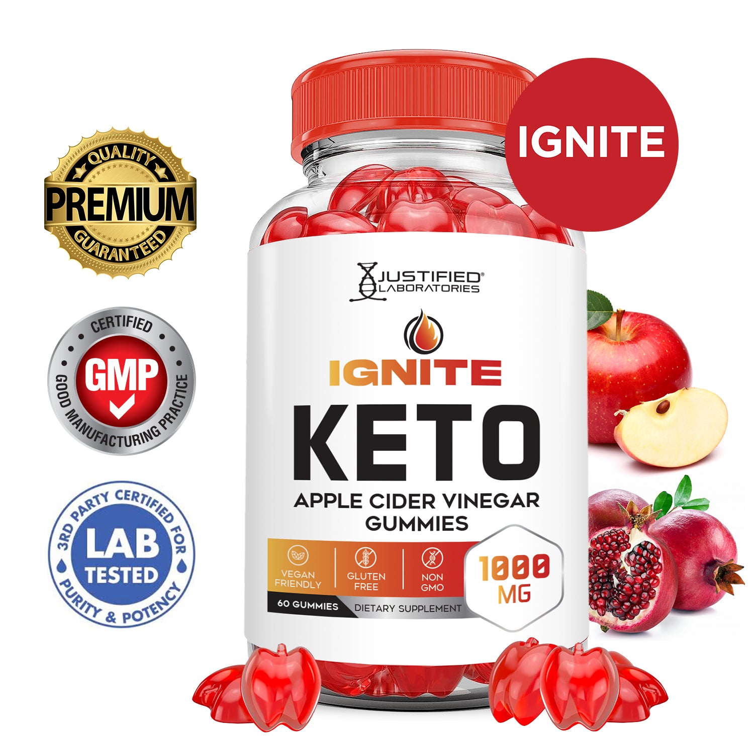 Ignite Keto ACV Gummies 1000MG