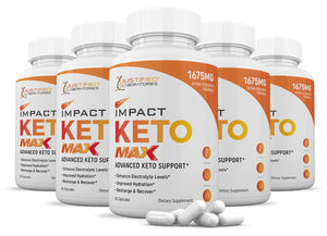 5 bottles of Impact ACV Max Pills 1675MG