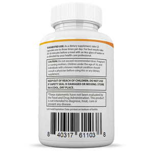 Suggested use and warnings of Impact ACV Max Pills 1675MG