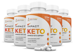5 bottles of Impact Keto ACV Pills 1275MG