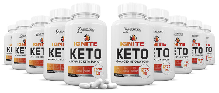 10 bottles of Ignite Keto ACV Pills 1275MG
