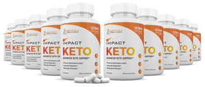 10 bottles of Impact Keto ACV Pills 1275MG