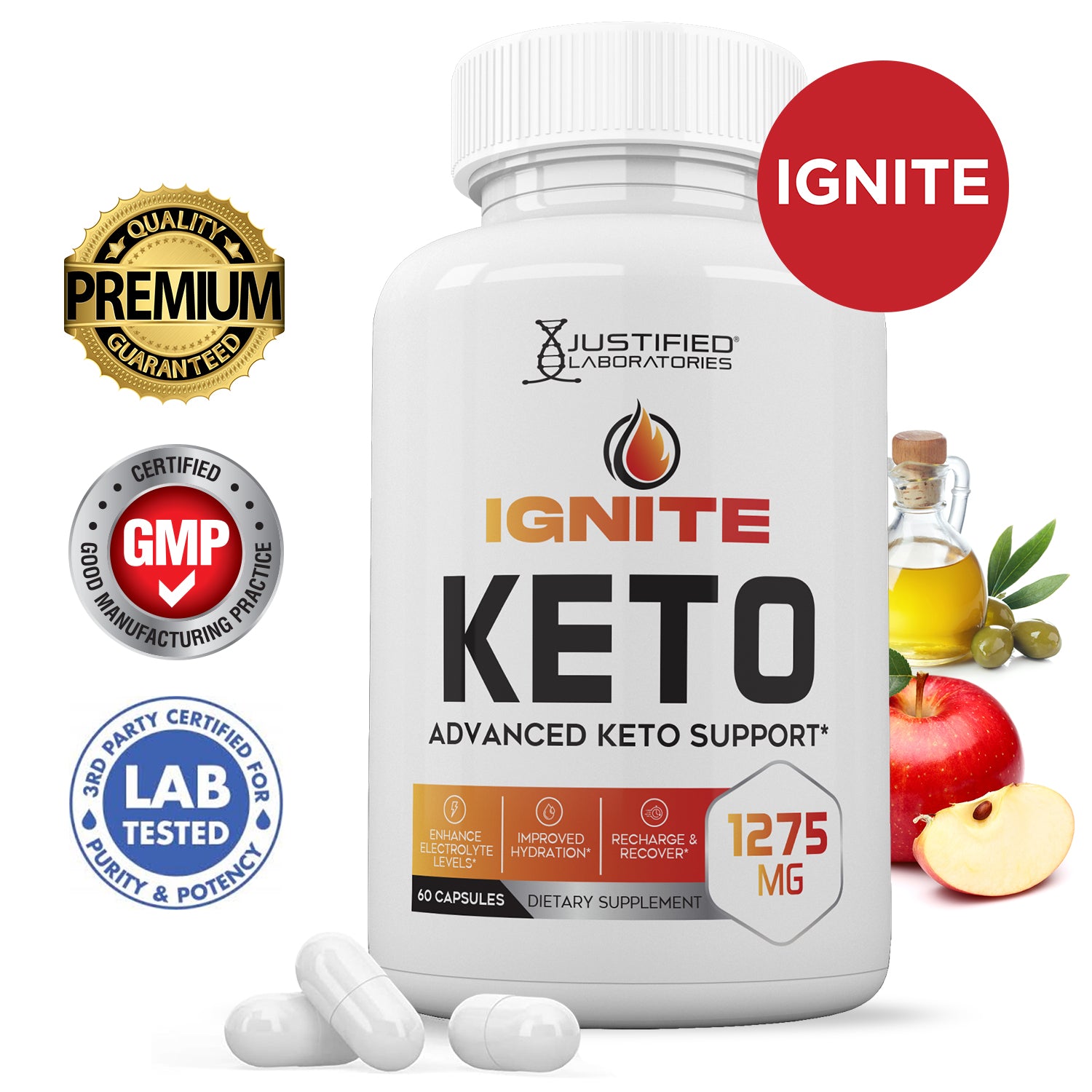 Ignite Keto ACV Pills 1275MG