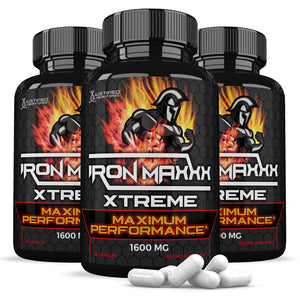 3 bottles of Iron Maxxx Xtreme Men’s Health Supplement 1600mg