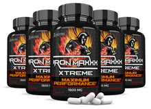 Load image into Gallery viewer, 5 bottles of Iron Maxxx Xtreme Men’s Health Supplement 1600mg
