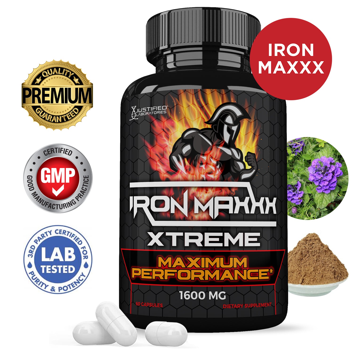 Iron Maxxx Xtreme Men’s Health Supplement 1600mg