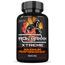 Carica l&#39;immagine nel visualizzatore di Gallery, Front facing image of Iron Maxxx Xtreme Men’s Health Supplement 1600mg