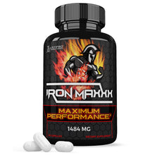 Cargar imagen en el visor de la Galería, 1 bottle of Iron Maxxx Men’s Health Supplement 1484mg