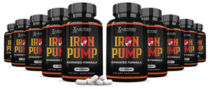 10 bottles of Iron Pump Men's Health Advanced Formula 1484mg