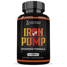 Carica l&#39;immagine nel visualizzatore di Gallery, Front facing image of Iron Pump Men&#39;s Health Advanced Formula 1484mg