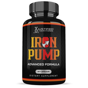 Front facing image of Iron Pump Men's Health Advanced Formula 1484mg