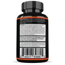 Load image into Gallery viewer, Suggested use and warnings of Iron Pump Men&#39;s Health Advanced Formula 1484mg