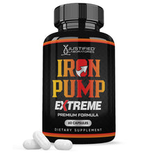 Cargar imagen en el visor de la Galería, 1 bottle of Iron Pump Men&#39;s Health Premium Formula 1600MG