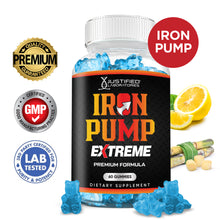 Carica l&#39;immagine nel visualizzatore di Gallery, Iron Pump Extreme Men&#39;s Health Gummies 1393MG