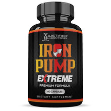 Carica l&#39;immagine nel visualizzatore di Gallery, Front facing image of Iron Pump Men&#39;s Health Premium Formula 1600MG