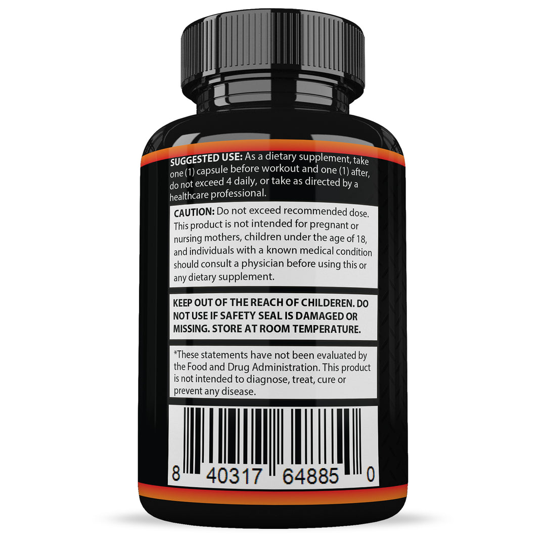 Suggested use and warnings of Iron Pump Men's Health Premium Formula 1600MG