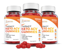Load image into Gallery viewer, 3 bottles Impact Keto ACV Gummies