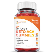 Load image into Gallery viewer, front facing of Impact Keto ACV Gummies