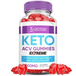 1 bottle of 2 x Stronger Keto ACV Gummies Extreme 2000mg
