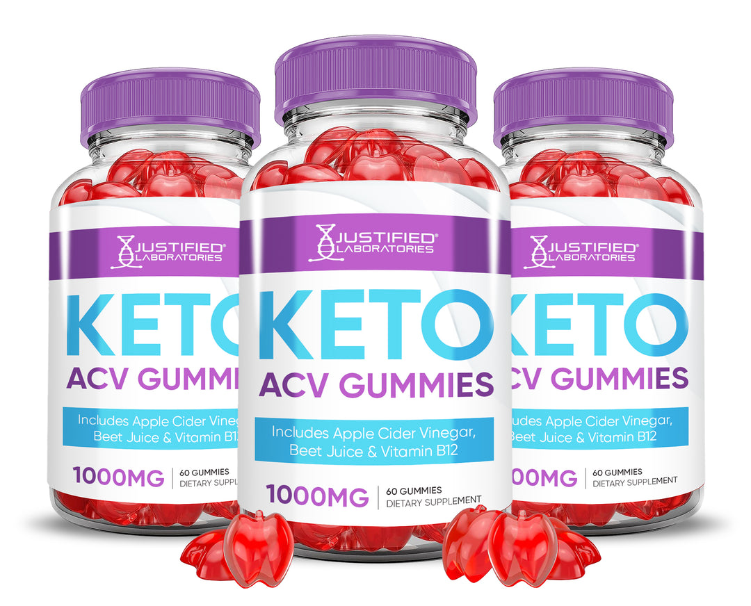 3 bottles Keto ACV Gummies 1000MG