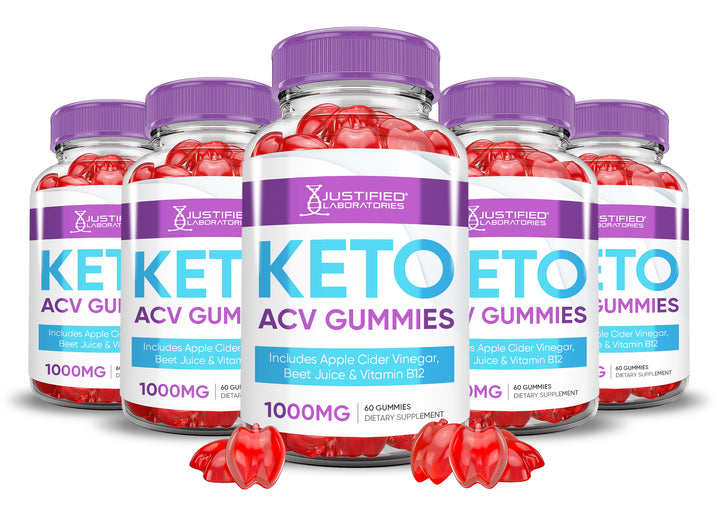 5 bottles Keto ACV Gummies 1000MG