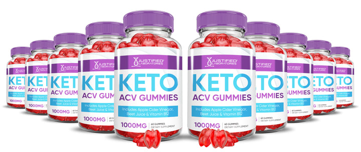 10 bottles Keto ACV Gummies 1000MG