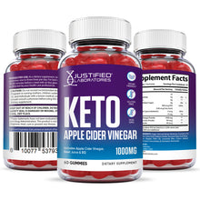 Afbeelding in Gallery-weergave laden, all sides of the bottle of Keto ACV Gummies