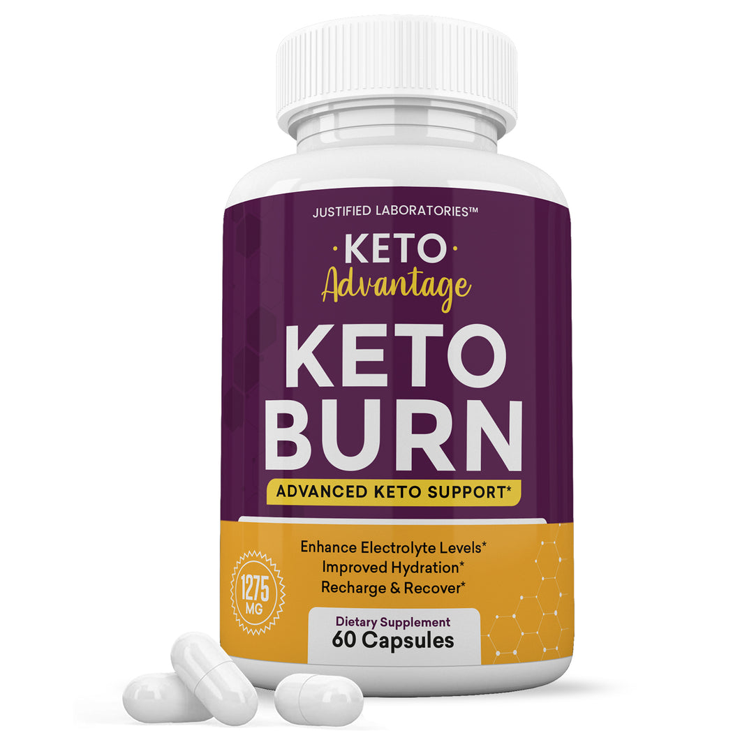 Keto Advantage Keto Burn Keto ACV Pills 1275MG