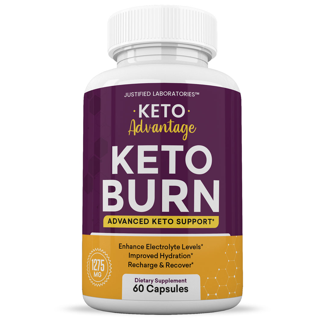 Front of Keto Advantage Keto Burn Keto ACV Pills 1275MG