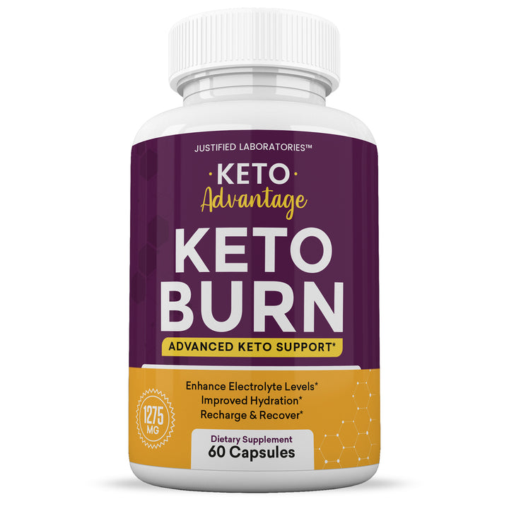 Front of Keto Advantage Keto Burn Keto ACV Pills 1275MG